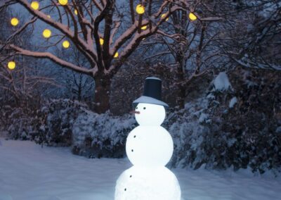 Moonlight Frosty Schneemann Leuchte